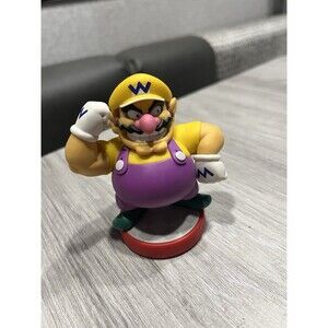 Wario Amiibo Figure Loose Super Mario Series Nintendo Smash Bros Party